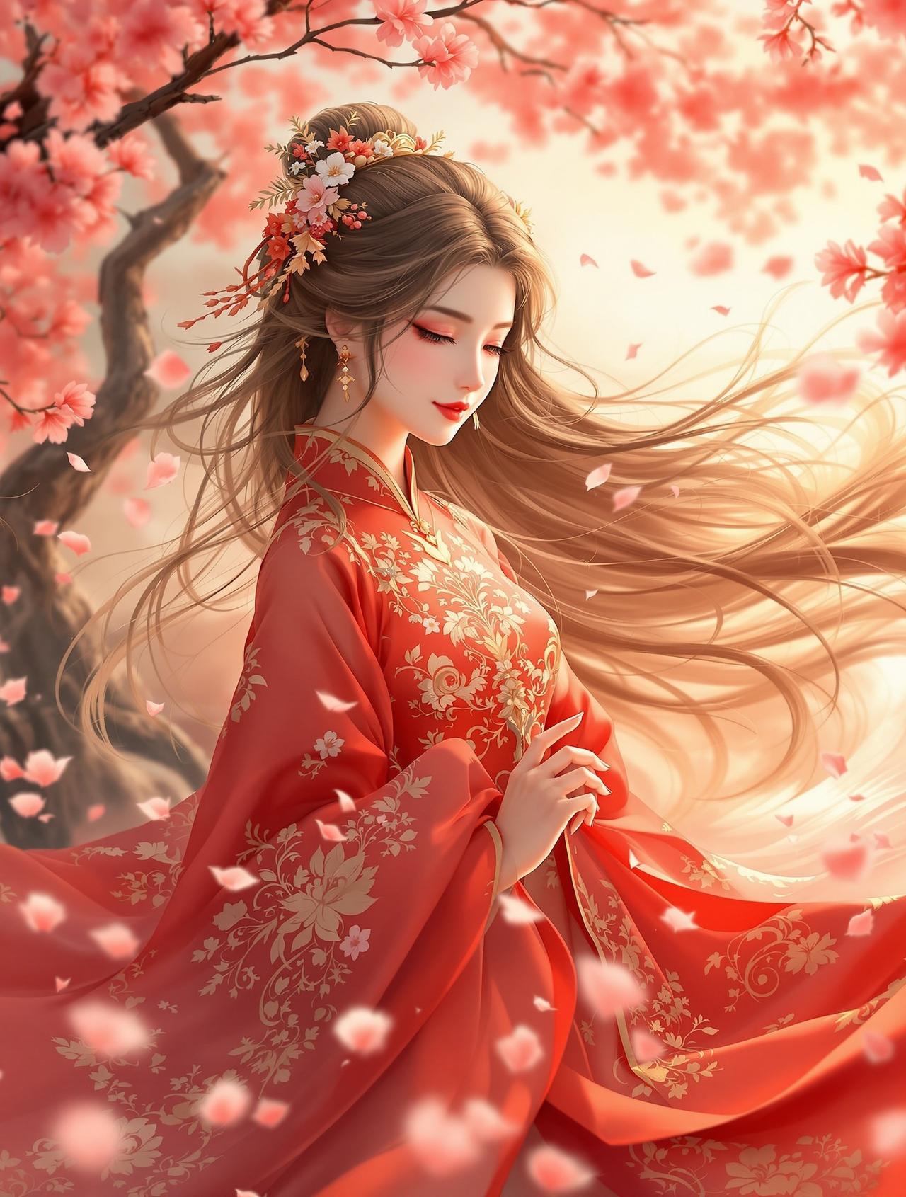 狐妖小红娘 - 免费漫画在线阅读 狐妖小红娘漫画封面 - 涂山苏苏在樱花树下